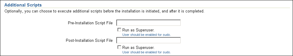 The Additional Scripts section.