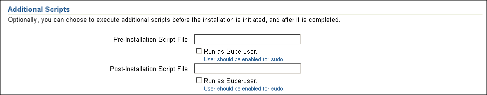The Additional Scripts section.