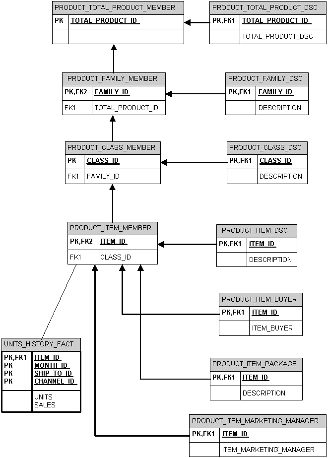 Diagram of unique or "other" schema design Diagram of unique or "other" schema design